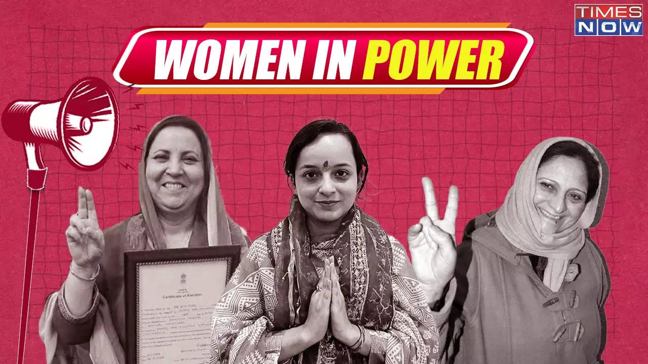 Sakina Itoo, Shagun Parihar and Shamima Firdous are the only three women elected to 90-member Jammu and Kashmir Assembly