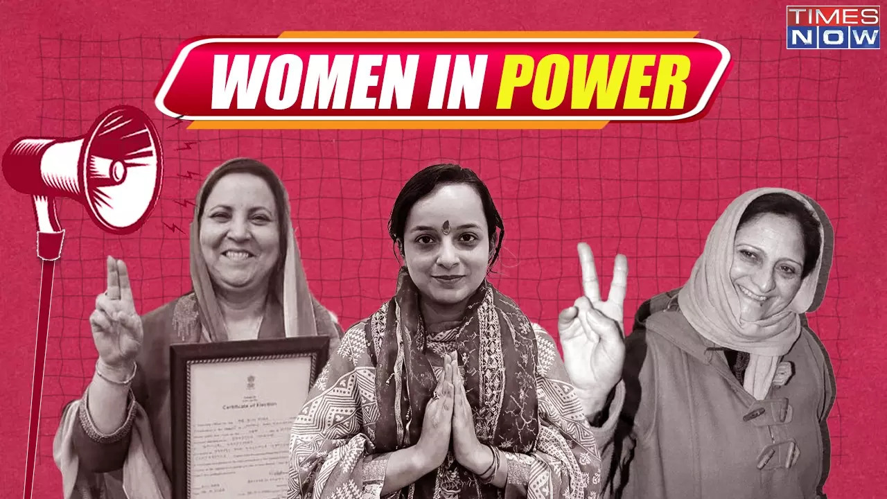 Sakina Itoo, Shagun Parihar and Shamima Firdous are the only three women elected to 90-member Jammu and Kashmir Assembly