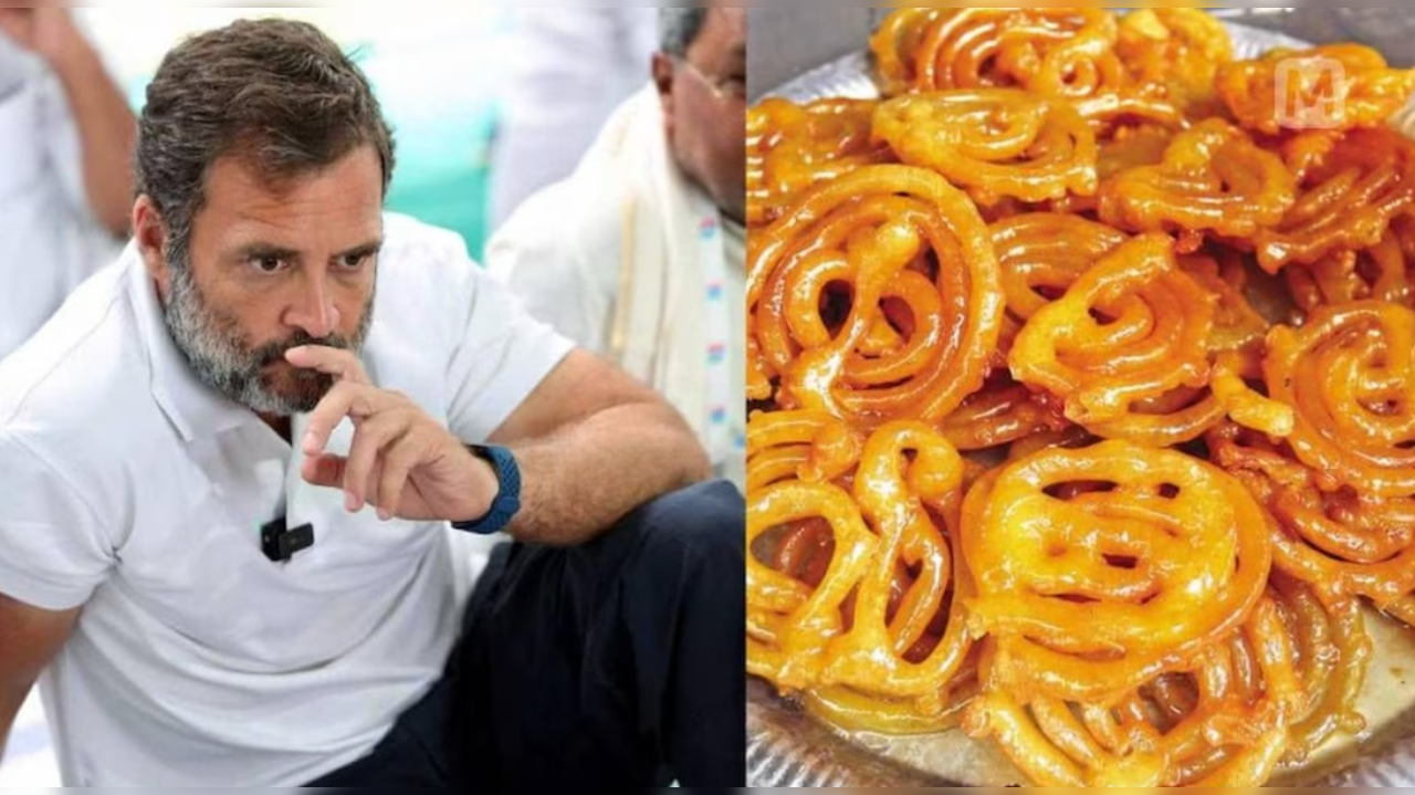 Rahul Gandhi Gets 1 Kg Jalebi From BJP workers after Congress loses Haryana polls