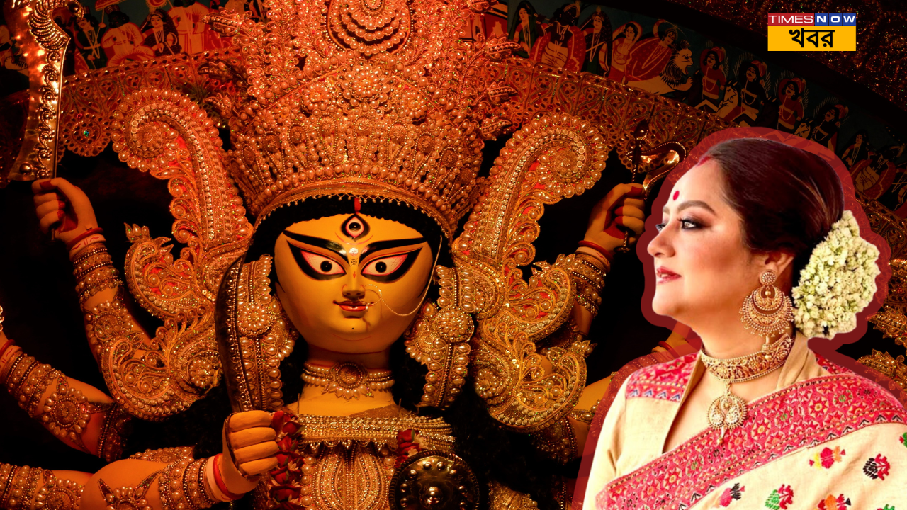 Sudipa chatterjee offers her blood to goddess durga