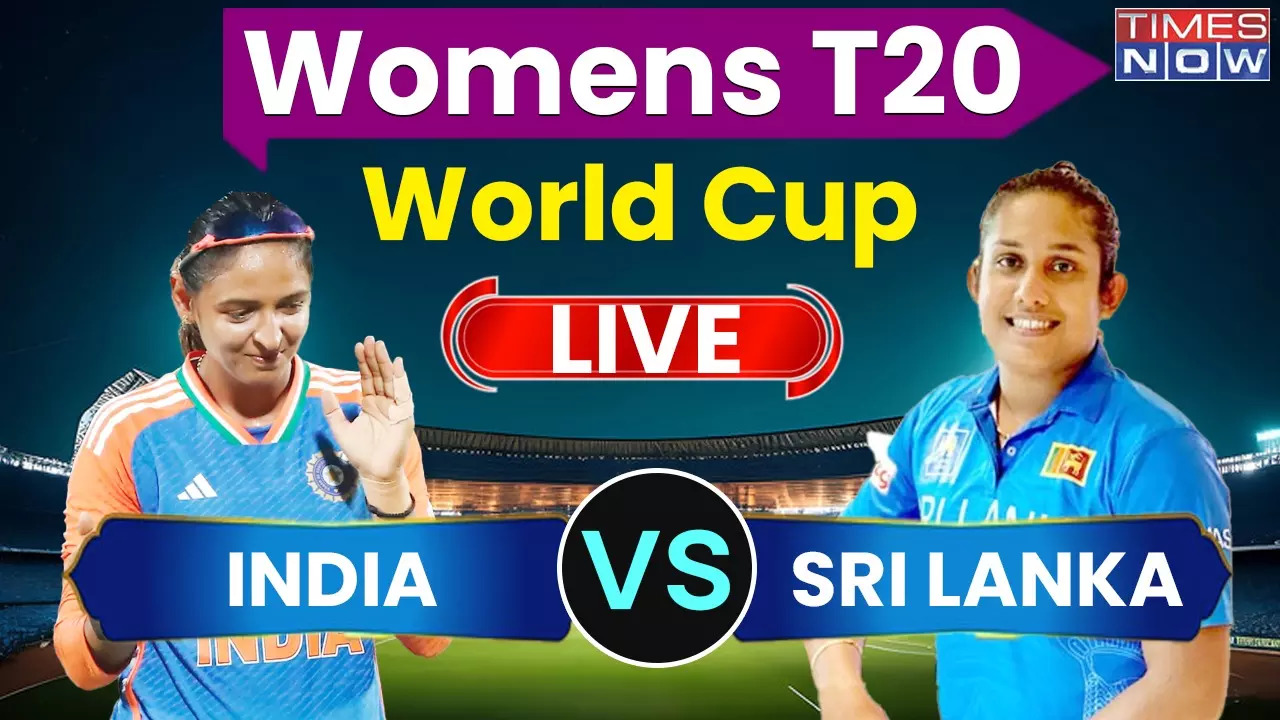 IND vs SL Live Score Women T20 World Cup 2024 Sri Lanka Lose Quick Wickets India On Top 