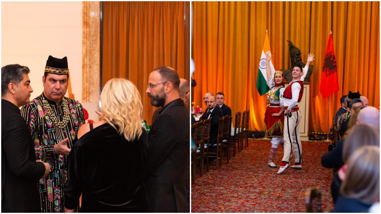 Dikshu Kukreja, and the Nawab of Rampur, Kazim Ali Khan, hosted a 'Royal Feast' in Tirana, the capital of Albania.