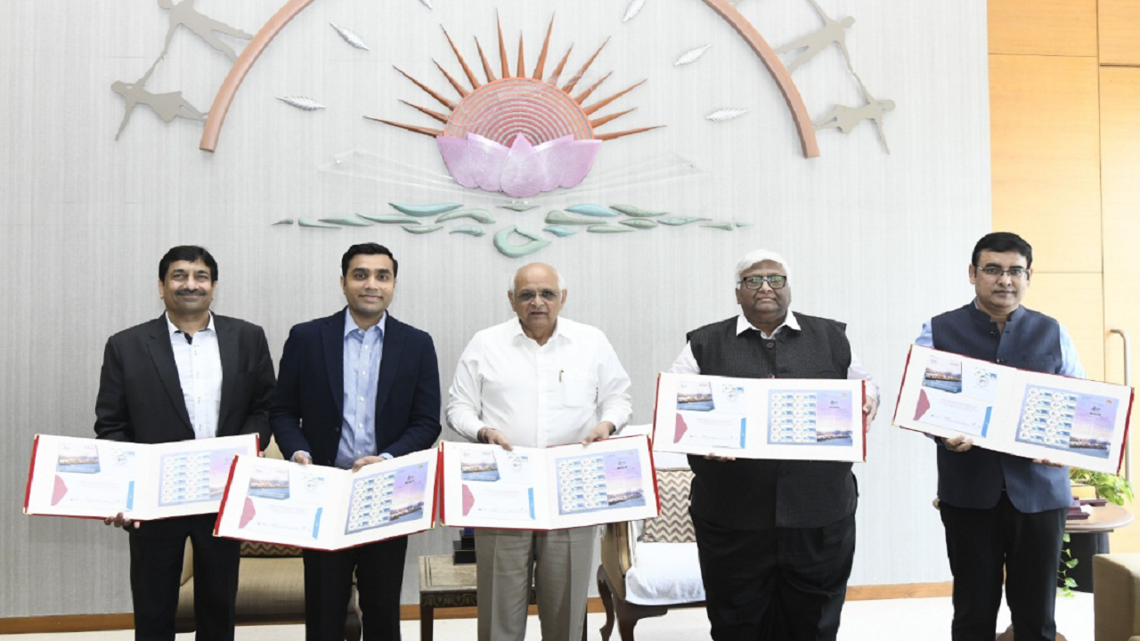 The stamp was released by Gujarat Chief Minister Bhupendrabhai Patel to honour Mundra Port