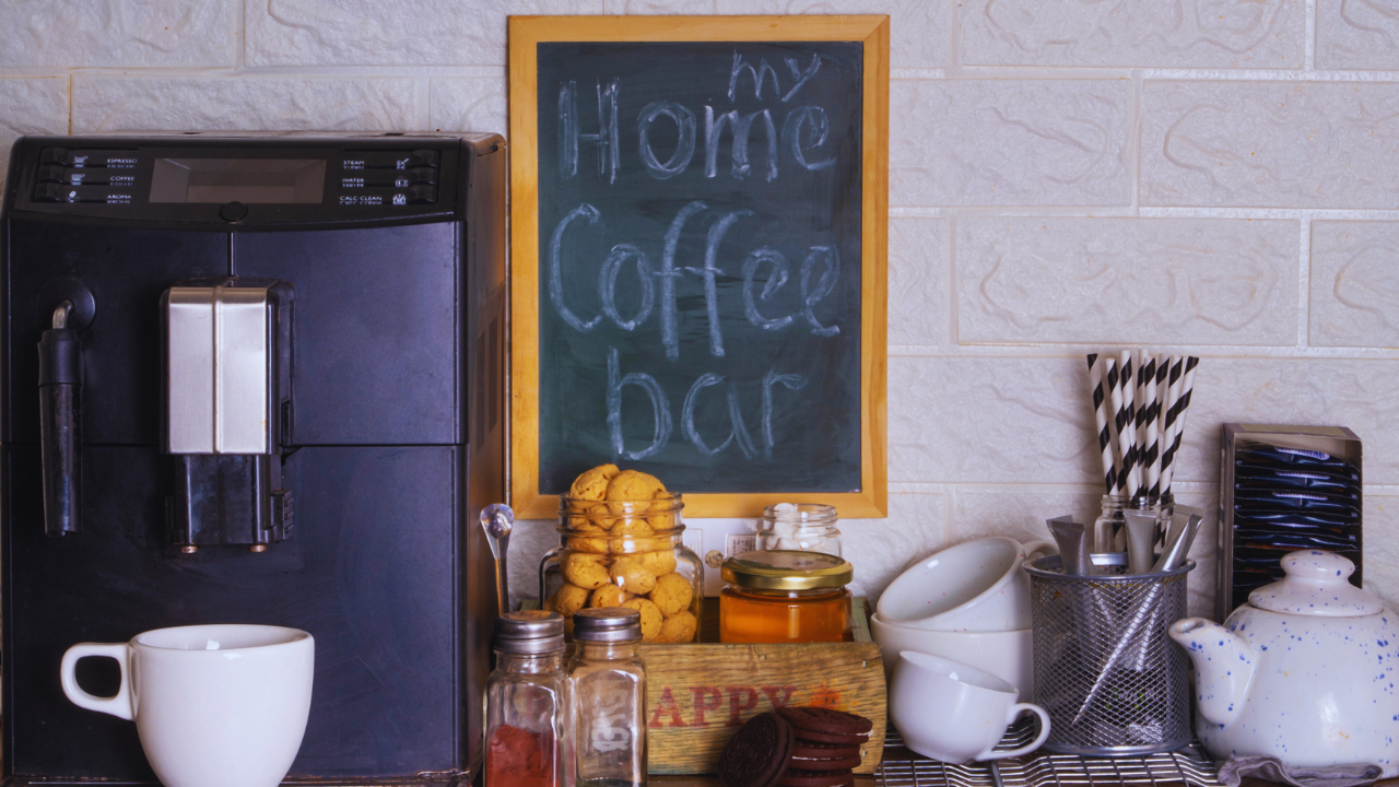 Coffee Bar Ideas For The Kitchen Counter