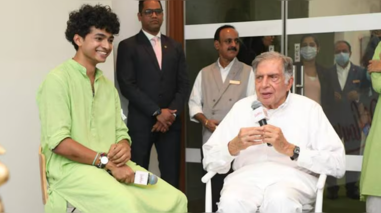 Shantanu Naidu With Ratan Tata