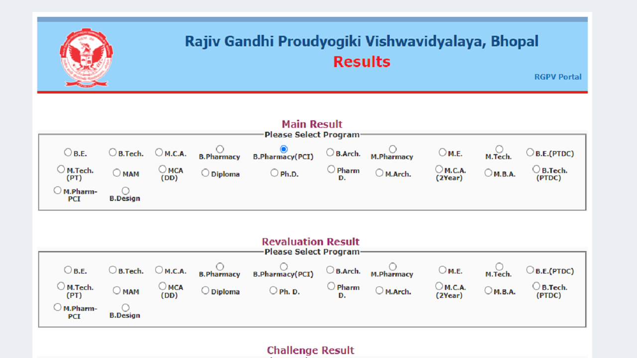 RGPV Result