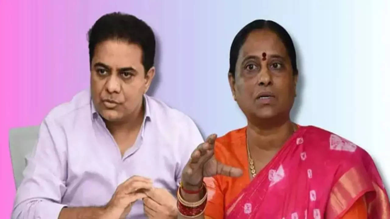 MINISTER KONDA SUREKHA VS KTR