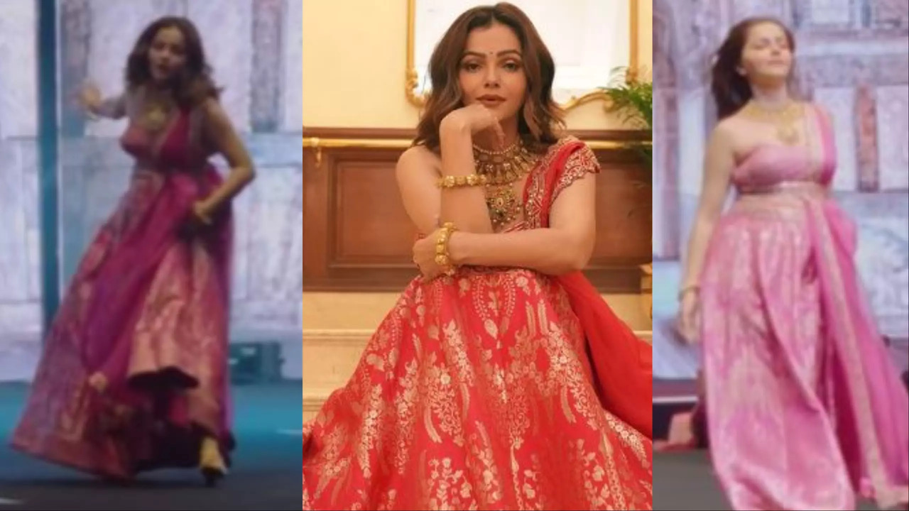 Rubina Dilaik Almost Falls After Stumbling In High Heels On Ramp- Watch Video