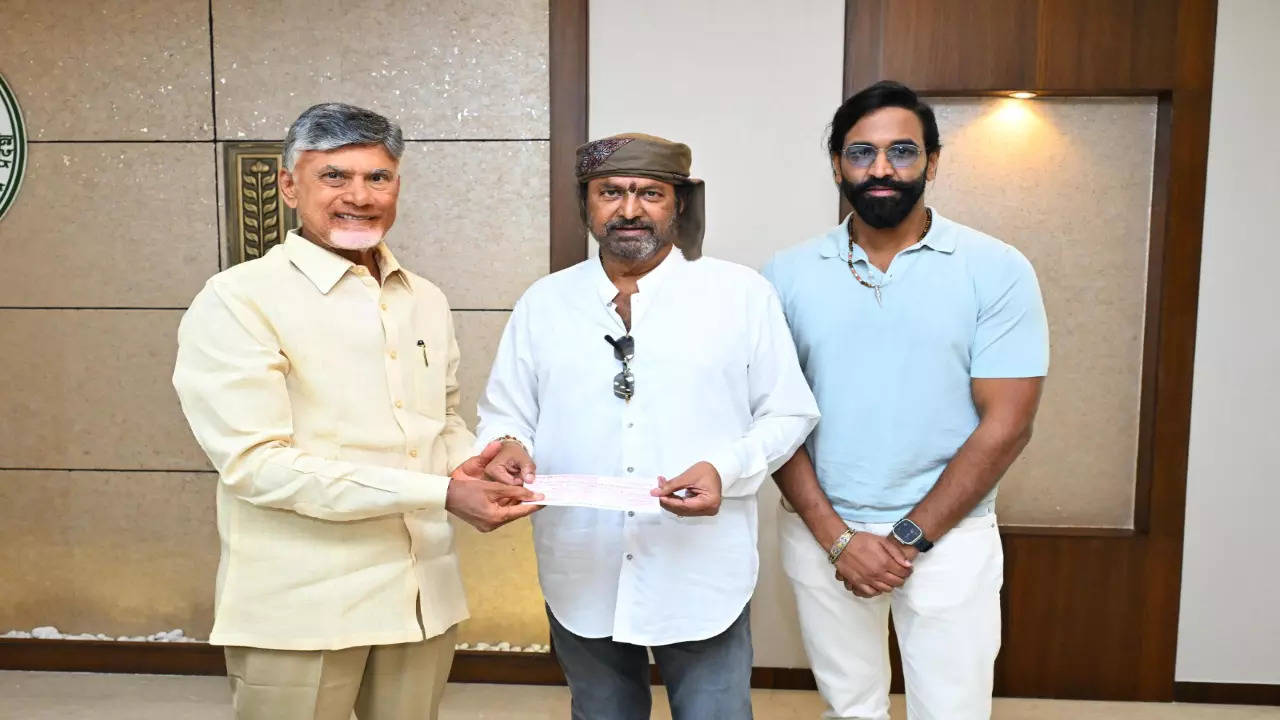 Mohanbabu met cm chandrababu naidu