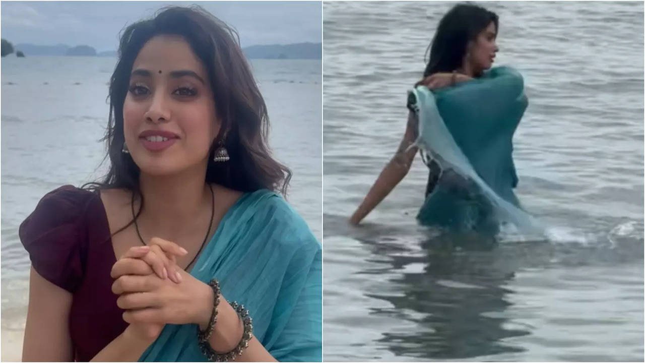 Janhvi Kapoor Shoots For Devara's Chuttamale In Jellyfish-Infested Waters, Calls It 'Life Threatening Moment' In BTS