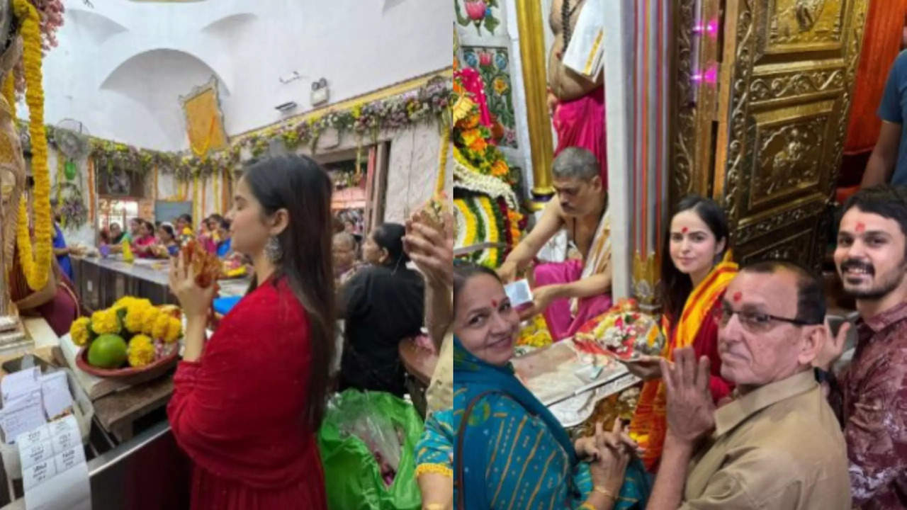 Taarak Mehta Fame Palak Sindhwani Seeks Blessings At Mumba Devi And Mahalaxmi Temples - See Pics