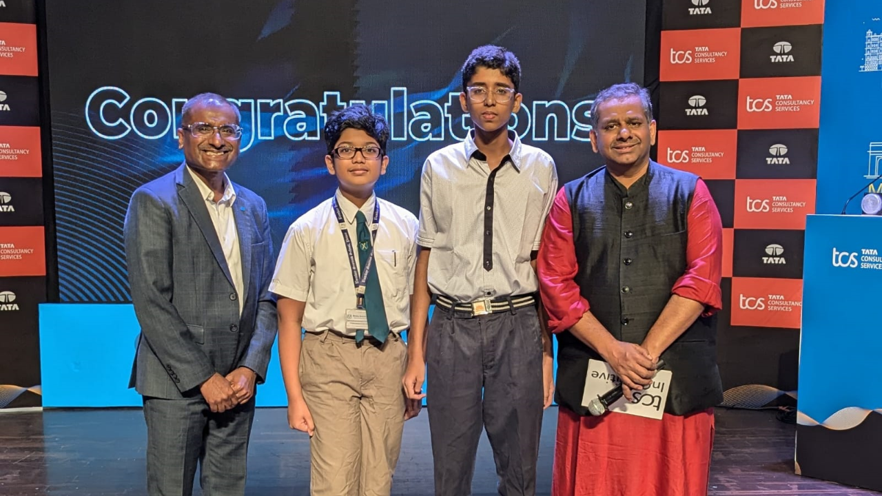 students of bombay scottish school and pawar public school wins tcs inquizitive 2024 mumbai final round