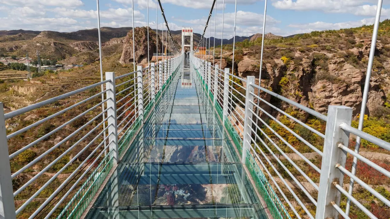 Glass bridge in Kerala