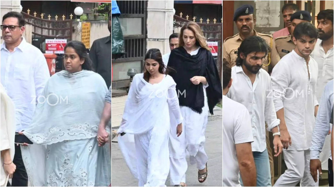 Baba Siddique Funeral: Salman's Sister Arpita, Sshura Khan, Iulia Vantur And Veer-Shikhar Pahariya Offer Condolences