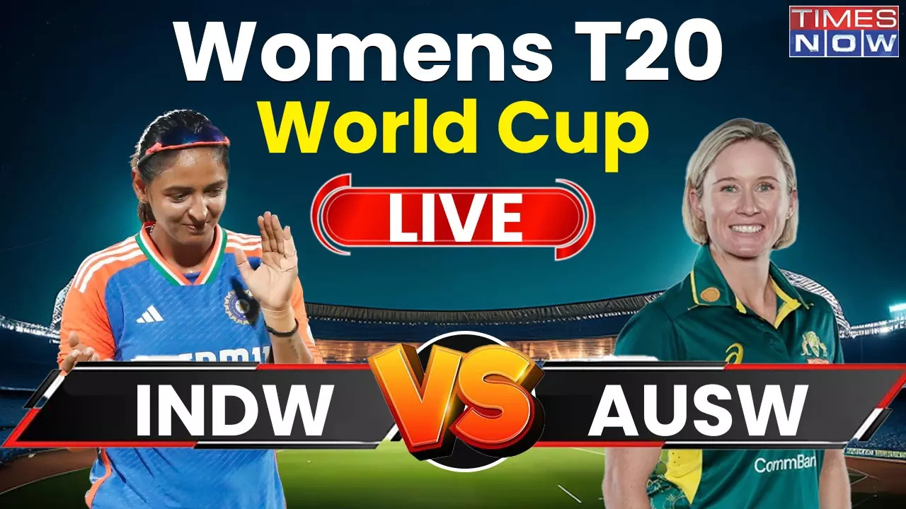 LIVE Cricket Score IND-W AUS-W Harmanpreet Kaur-Deepti Sharma Keep India In Hunt