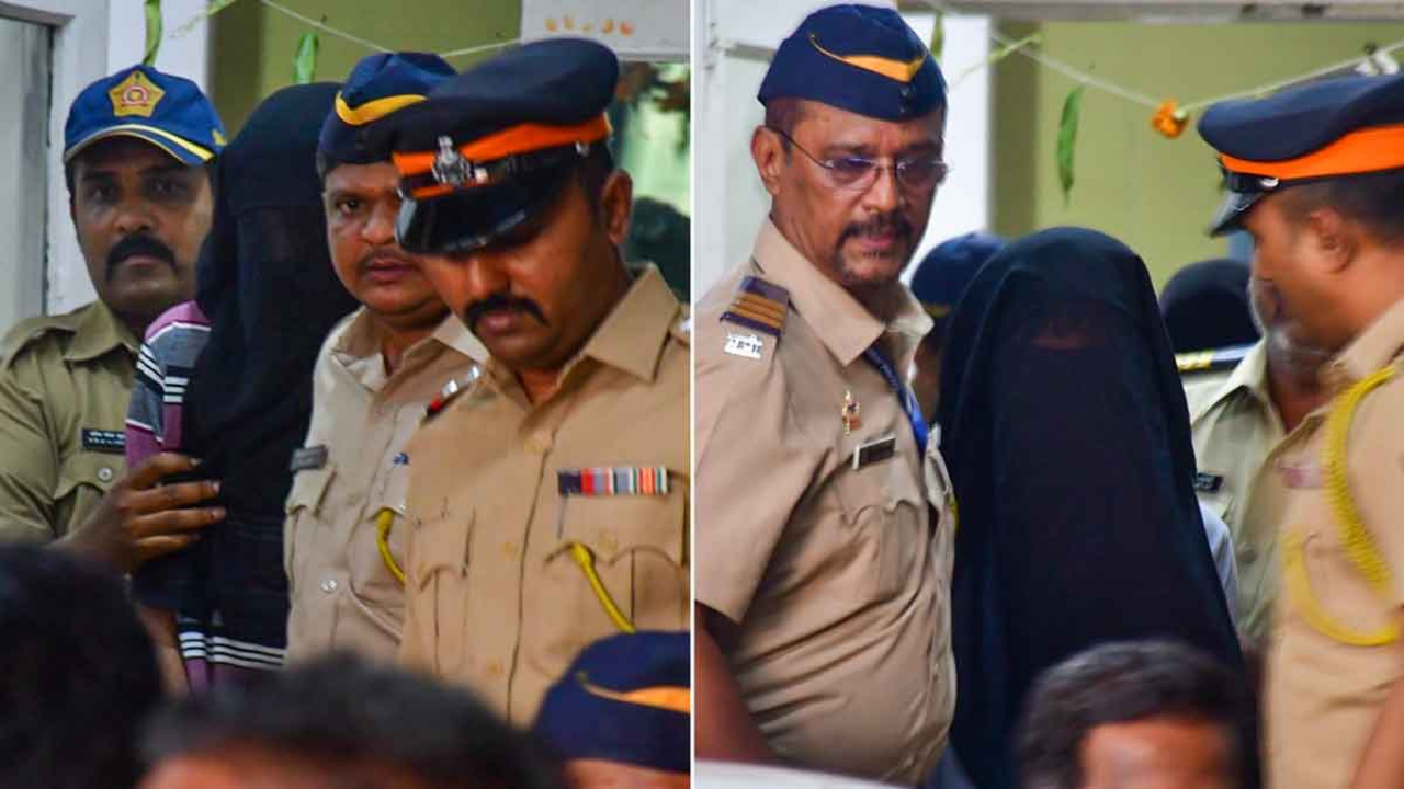 Men accused in the case of NCP leader Baba Siddique's murder being produced before a court. ​