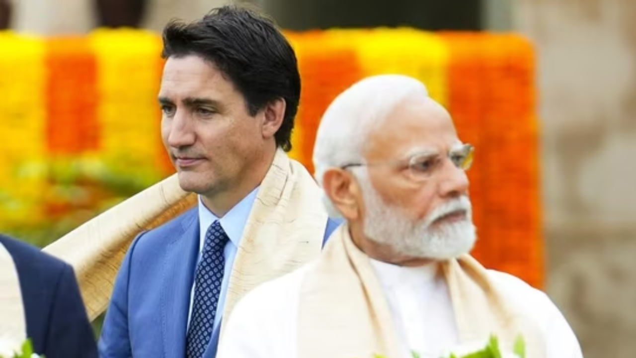 Prime Minister Narendra Modi and Canada's Justin Trudeau