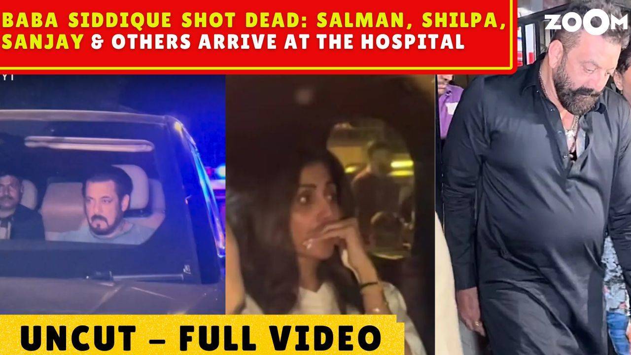 Baba Siddique Shot Dead: Salman Khan, Shilpa Shetty, Sanjay Dutt visit Lilavati Hospital | Times Now