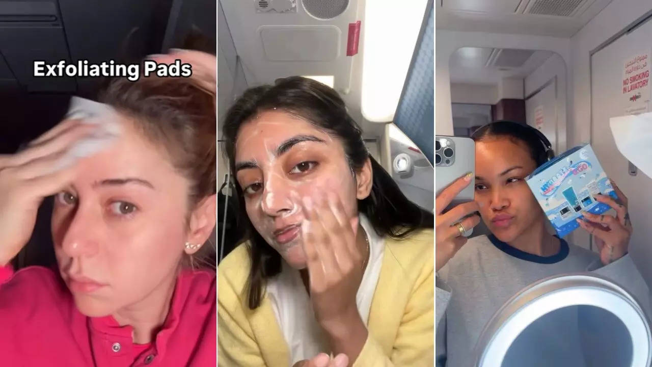 Mid-Flight Skincare Routines Are Going Viral But Do We Really Need It? Credit Instagram/shereeneidriss/lifewithsundas/allyiahsface