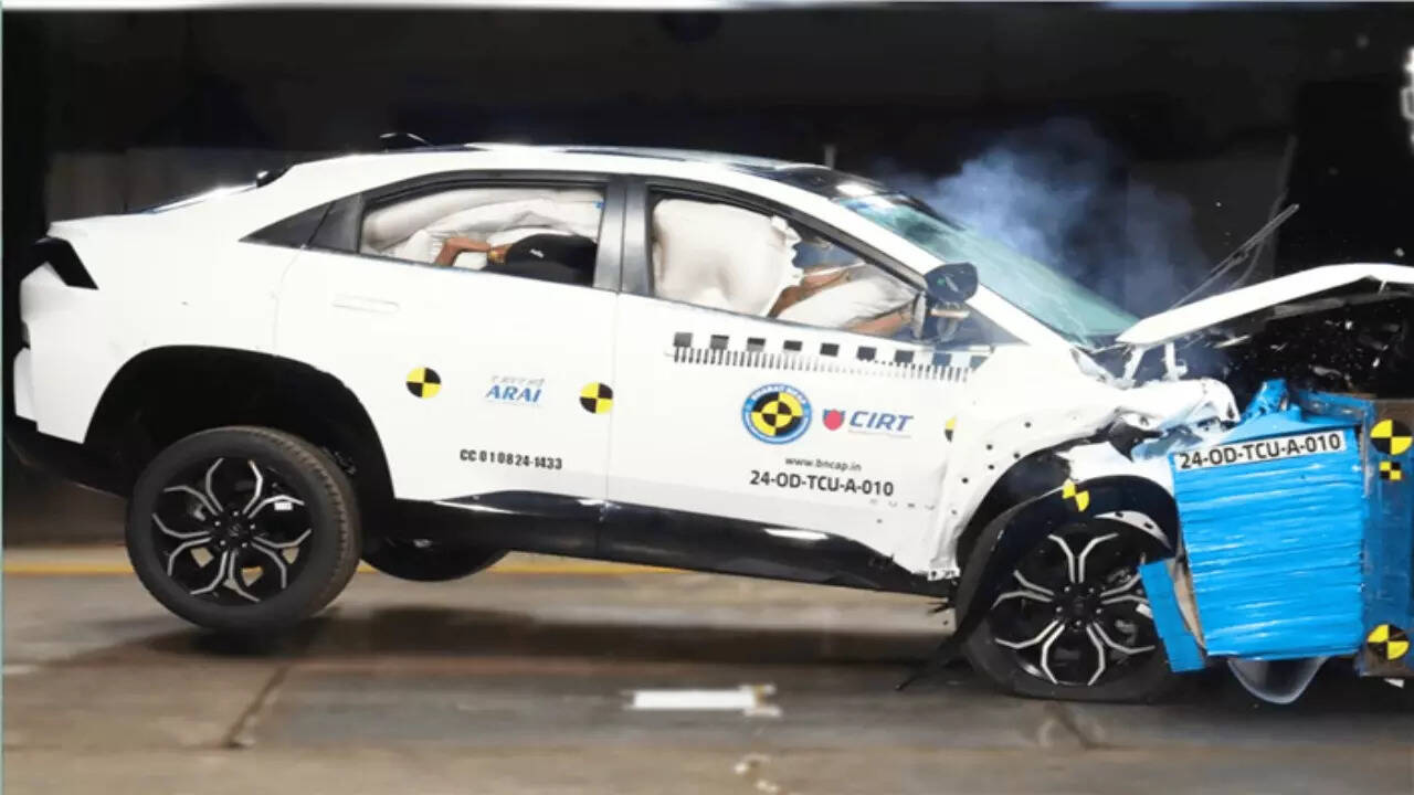 Tata Curvv, Curvv EV Safety test