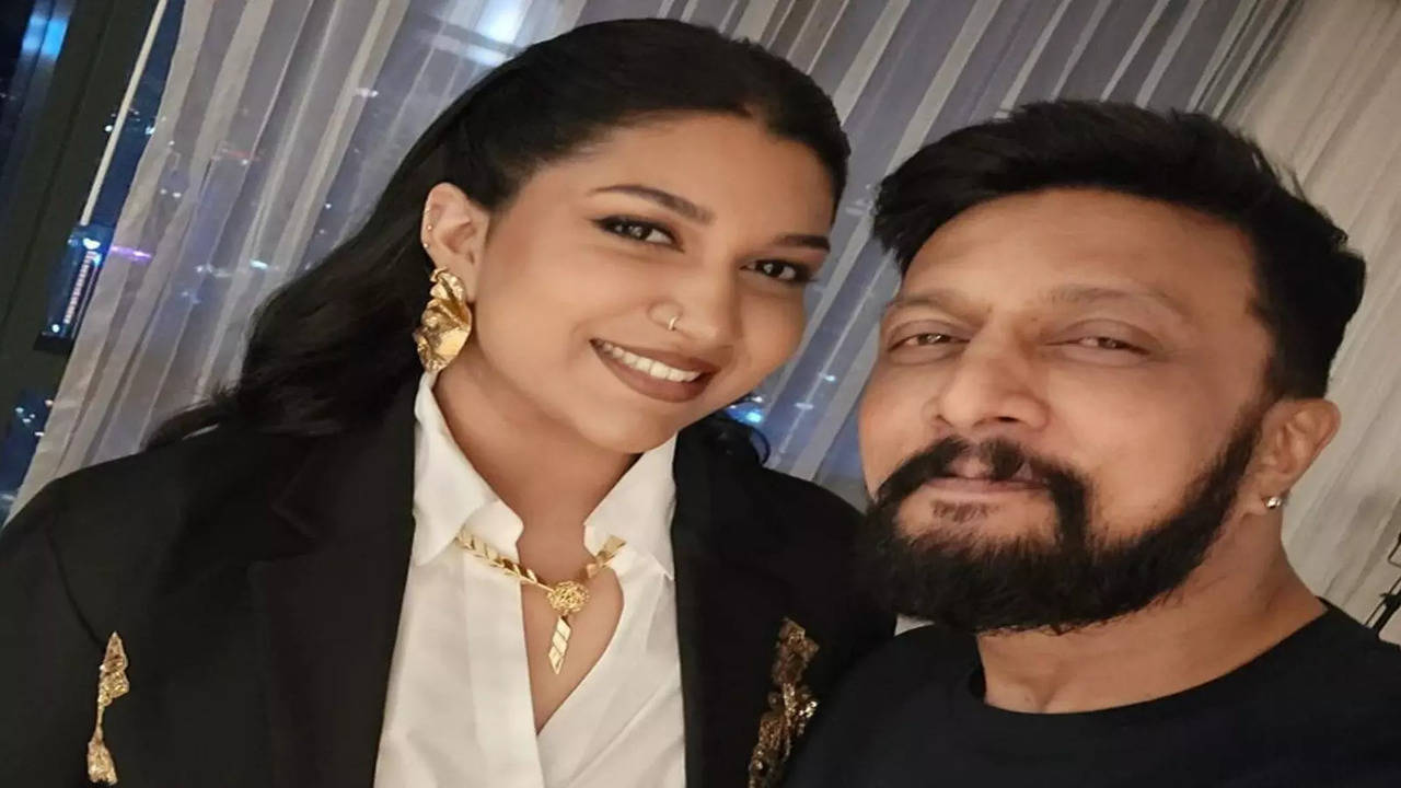 Sanvi Sudeep and Kichcha Sudeepa