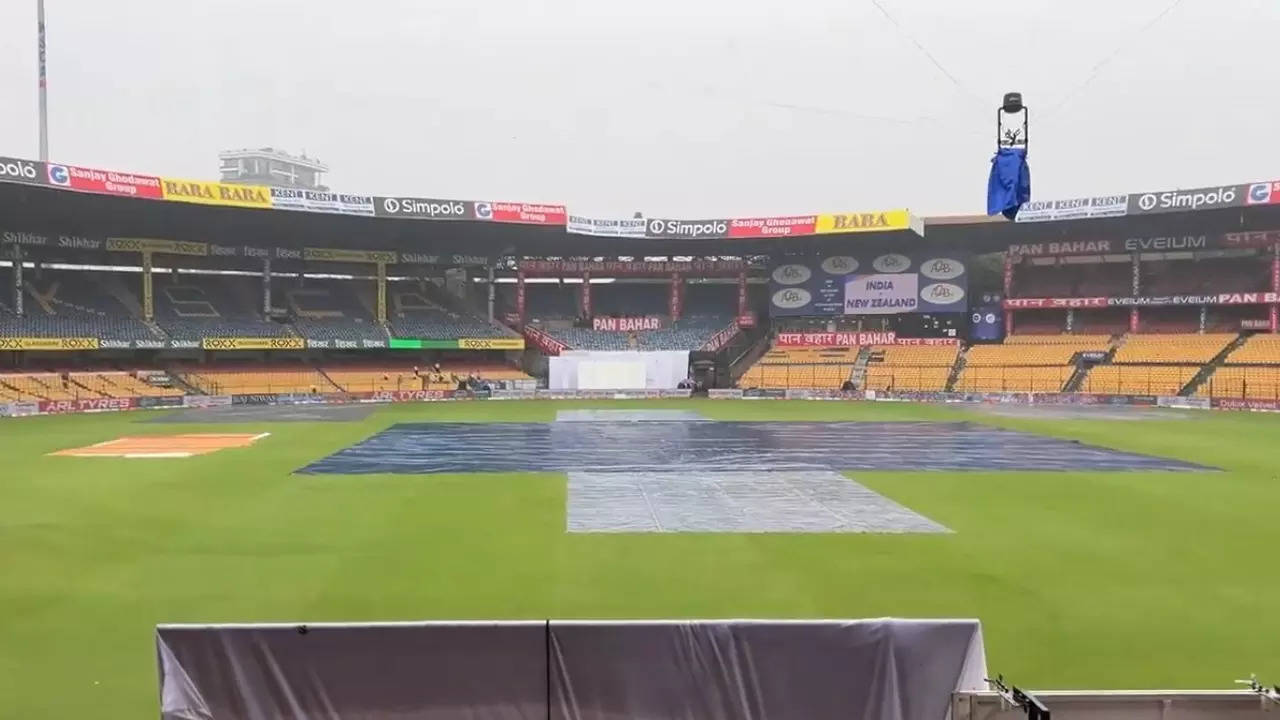 LIVE Bengaluru Weather HIGHLIGHTS IND vs NZ 1st Test Rain Washes Out Day 1