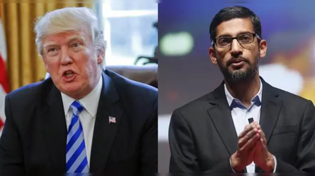 Donald Trump said he called Sundar Pichai as Google only shows bad stories about him