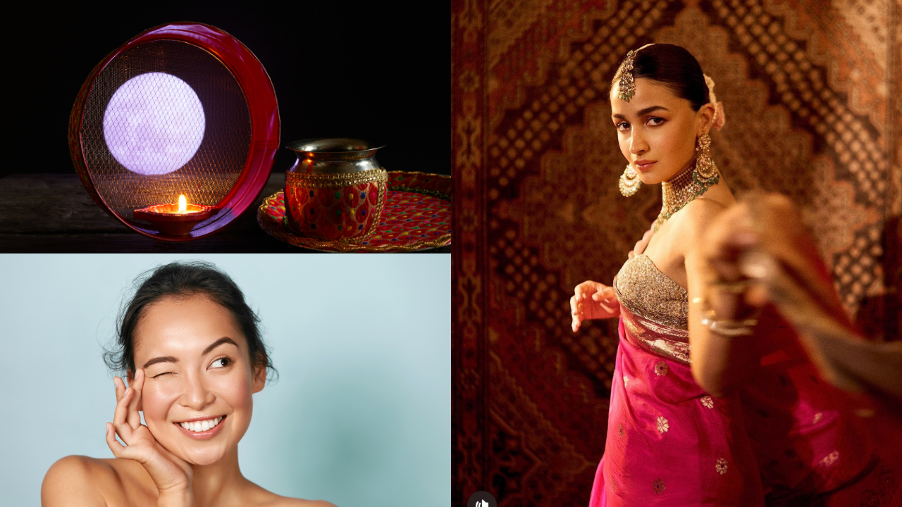 karwa chauth 2024: prep your skin with these celebrity-inspired, natural and anti-ageing skincare routines