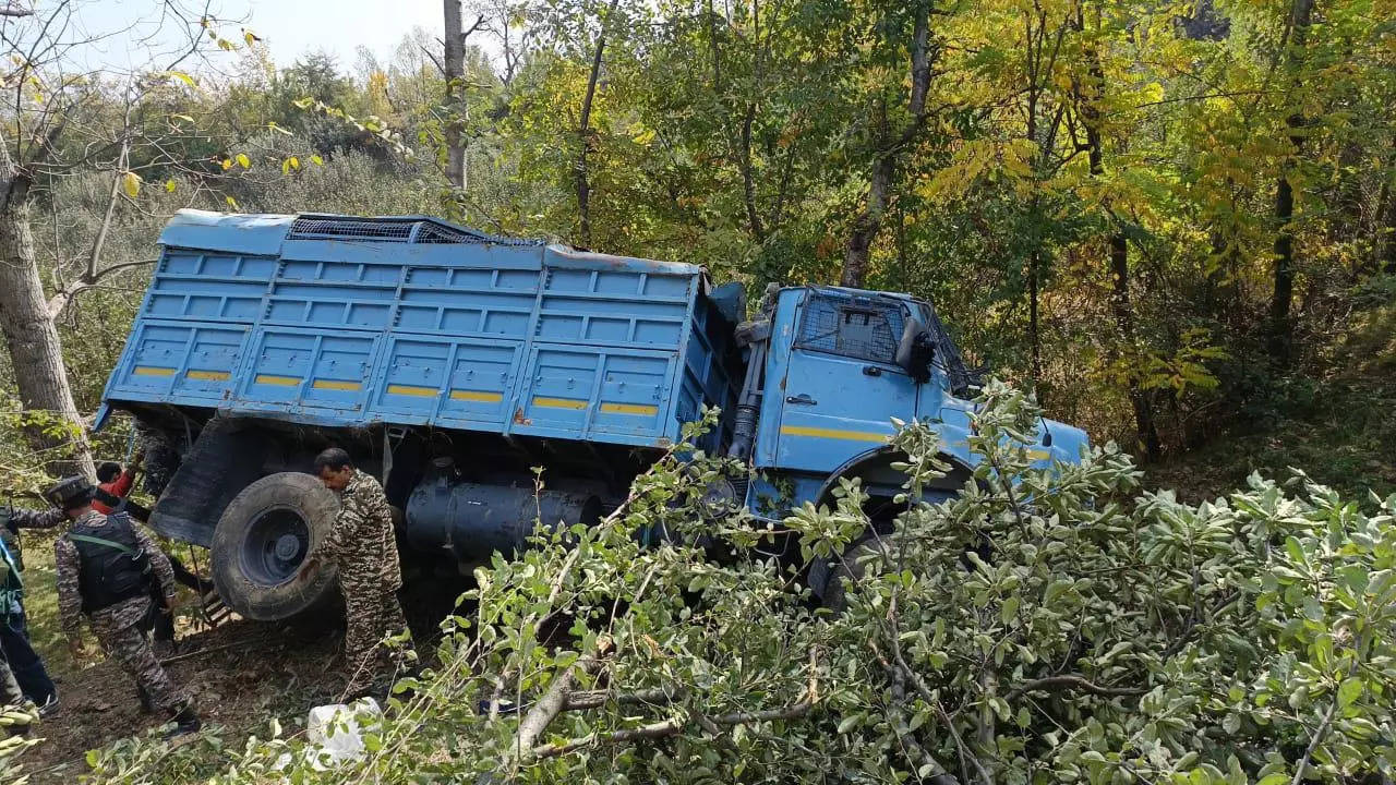 crpf vehicle.