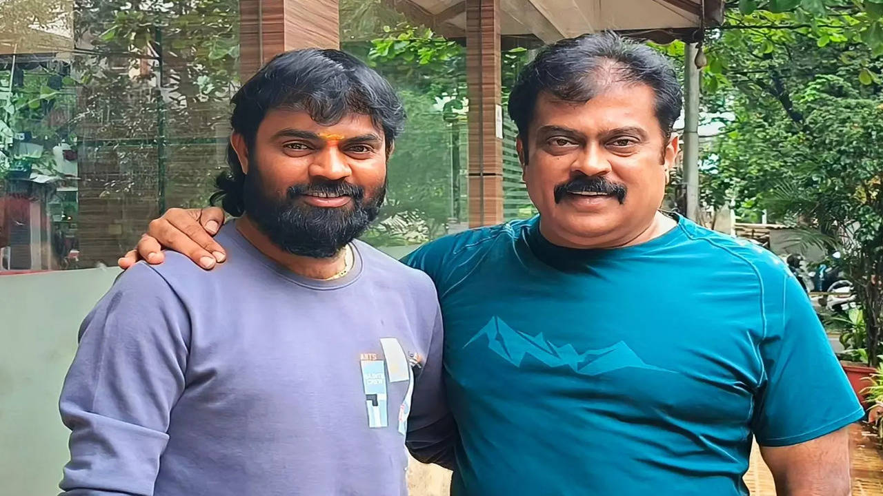 Producer K Manju with director Smile Sreenu