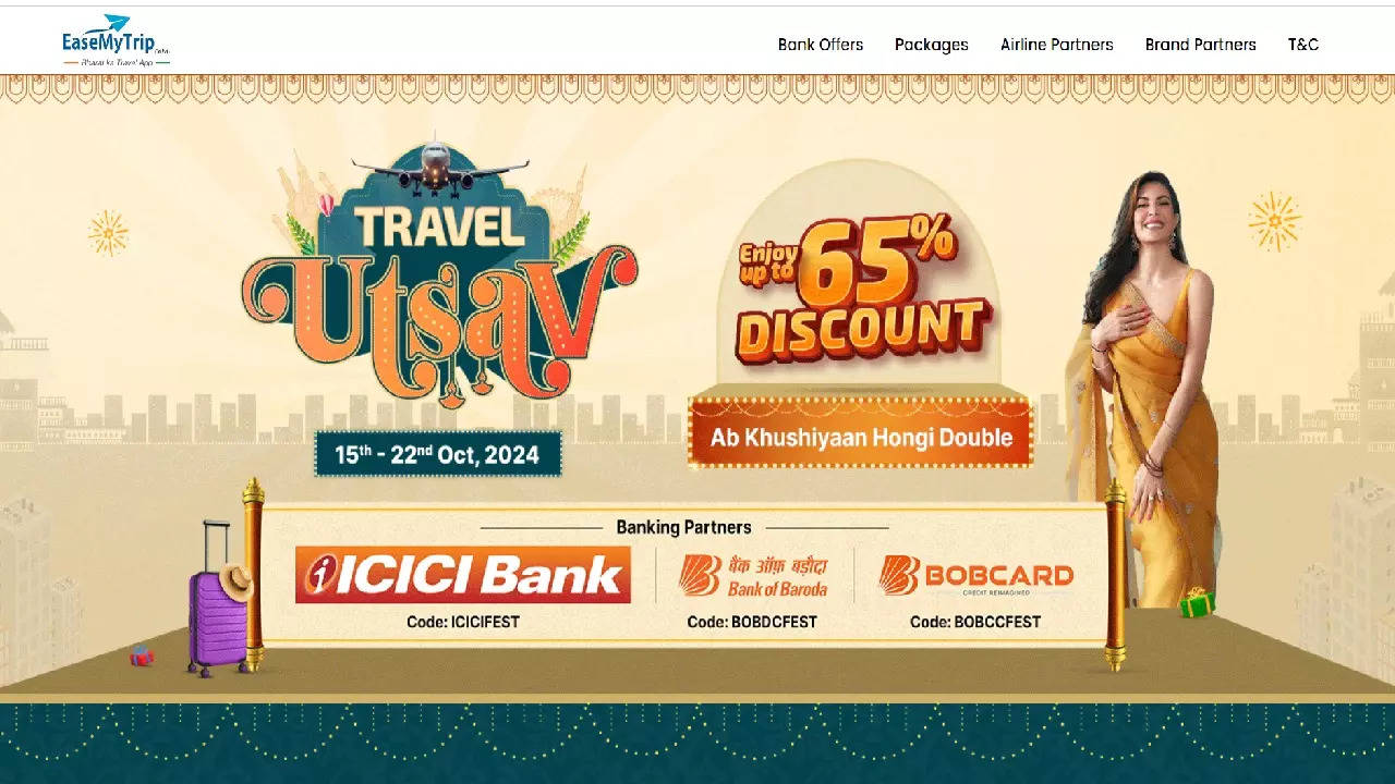 travel utsav sale announced by easemytrip