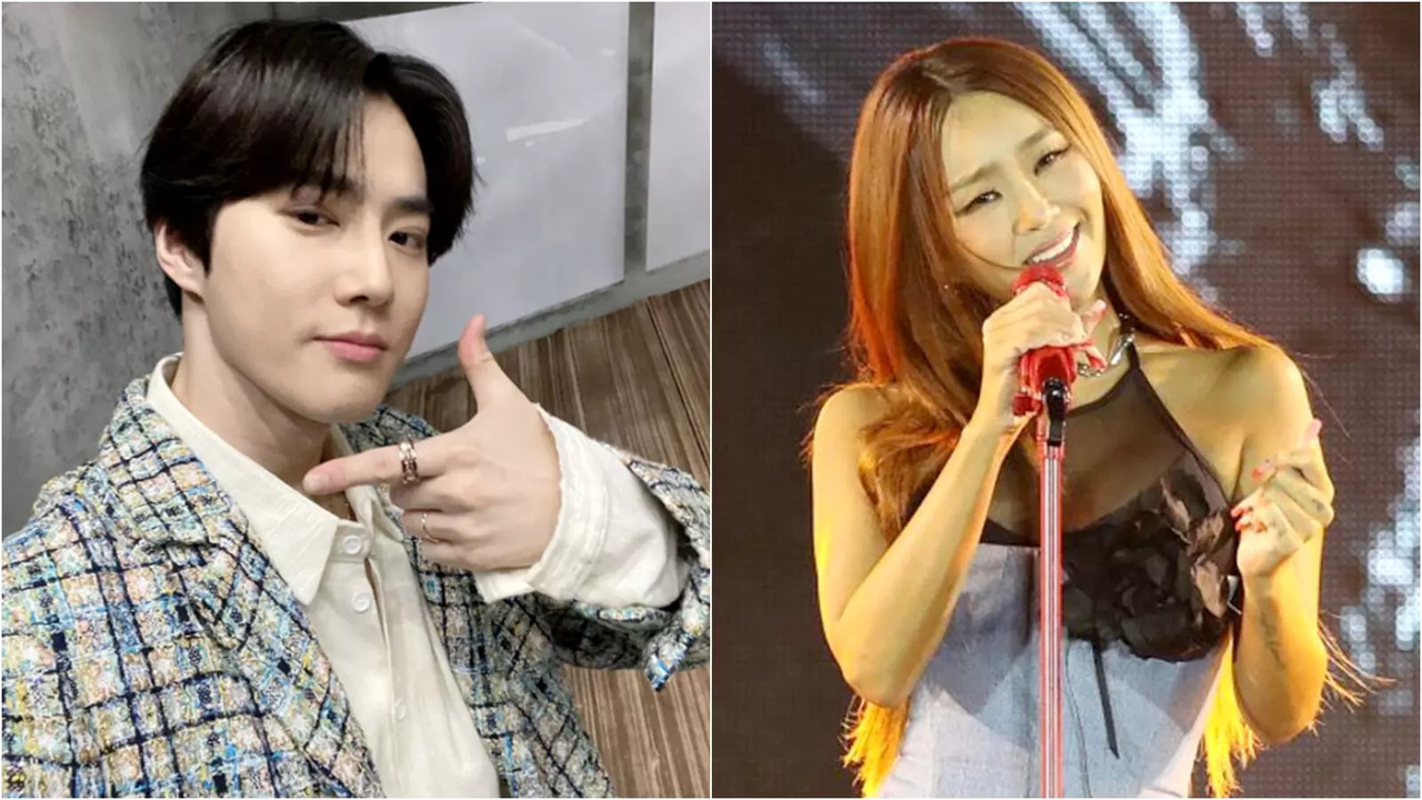 EXO Leader Suho, Hyolyn Reach India Ahead Of K-Wave Festival Concert, Fans Go Gaga | WATCH