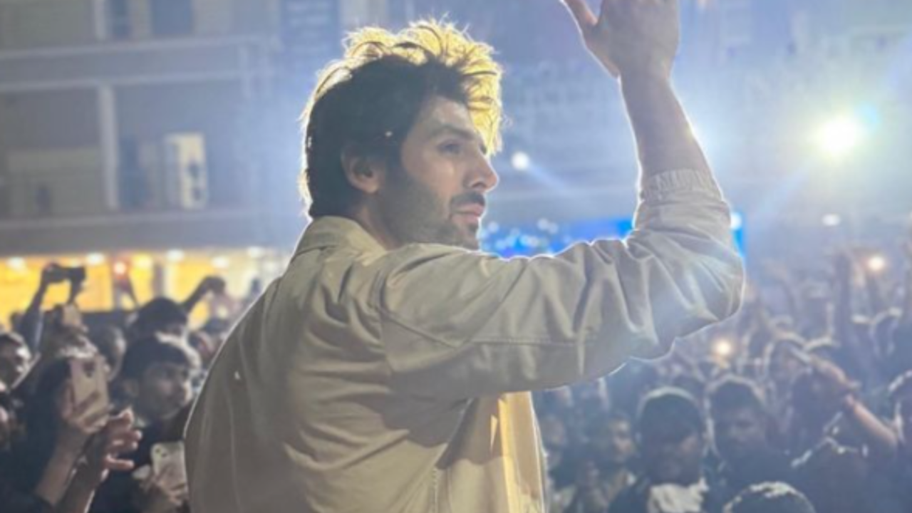 Kartik Aaryan Promotes Bhool Bhulaiyaa 3 At Indore's Famous Chhappan Market, Makes Little Fan Happy. Watch