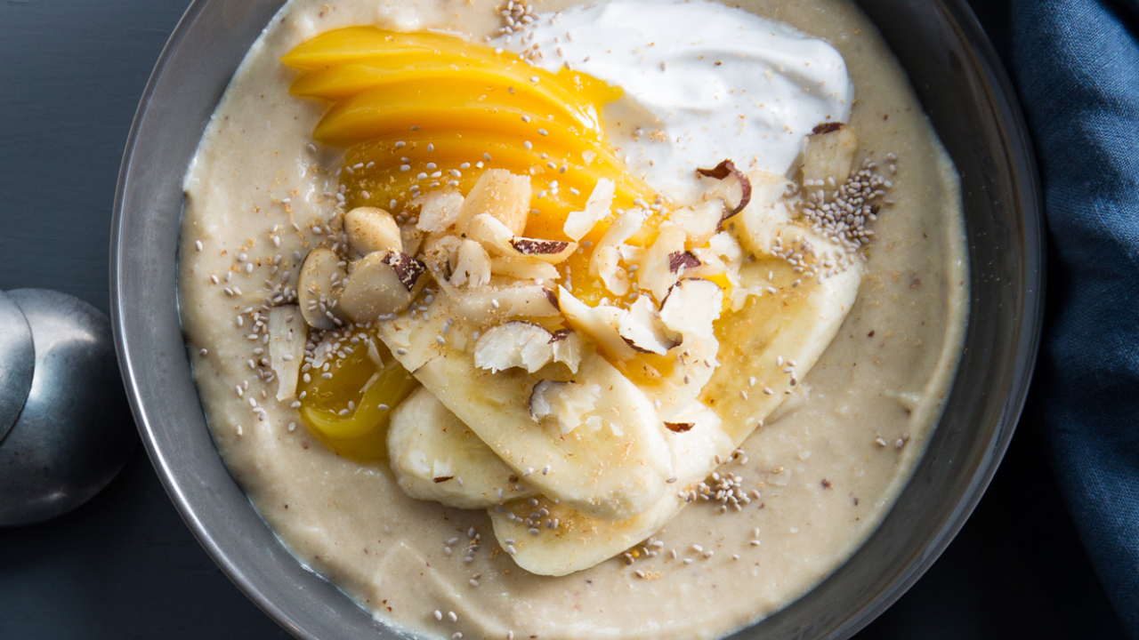 Barnyard Millet Smoothie Bowl