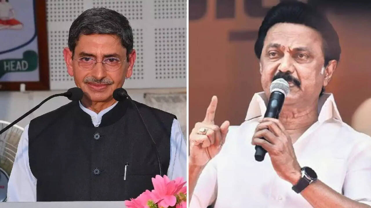 MK Stalin VS RN Ravi ஆளுநரா? ஆரியநரா? தமிழ்த்தாய் வாழ்த்து பாடலில்