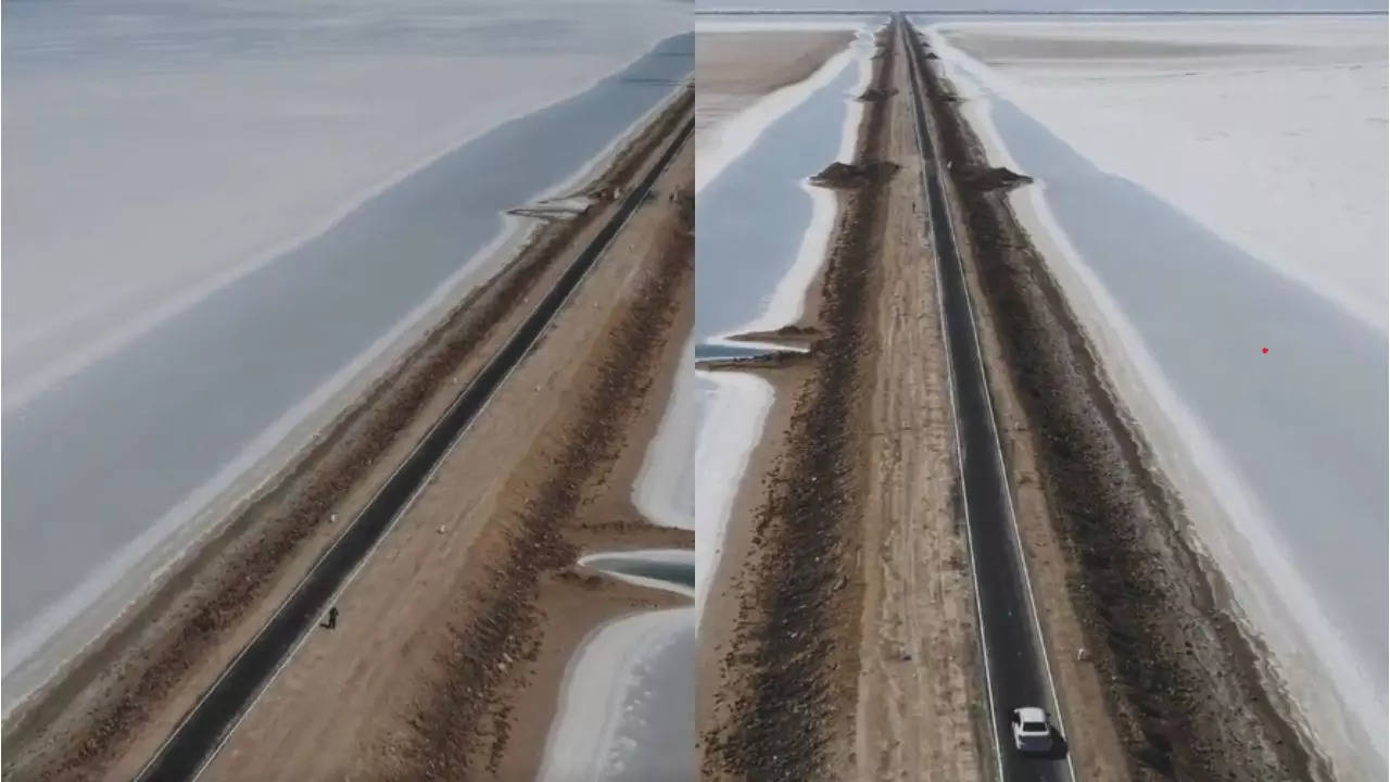 The Road To Heaven In Kutch. Credit: X/@incredibleindia