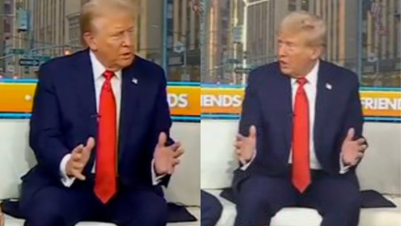 No, Donald Trump Did Not Sit On A Black Towel During An Interview ...