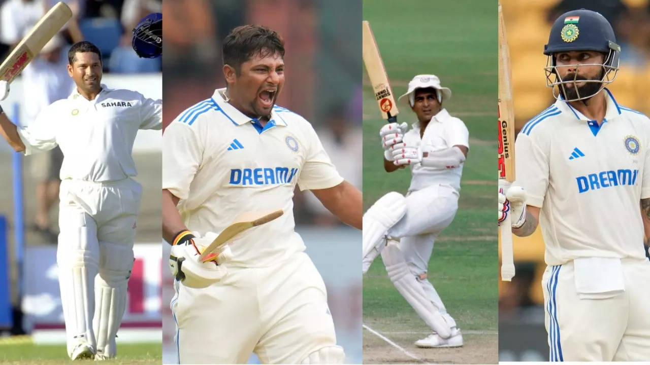 Sarfaraz Khan Joins Sunil Gavaskar, Sachin Tendulkar, Virat Kohli In Elite List After Slamming Maiden Test Century Vs New Zealand