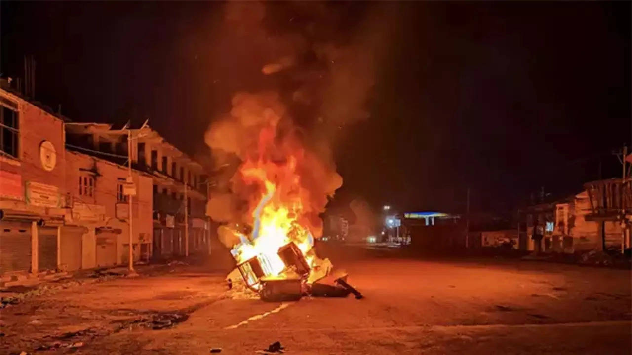 Manipur violence.