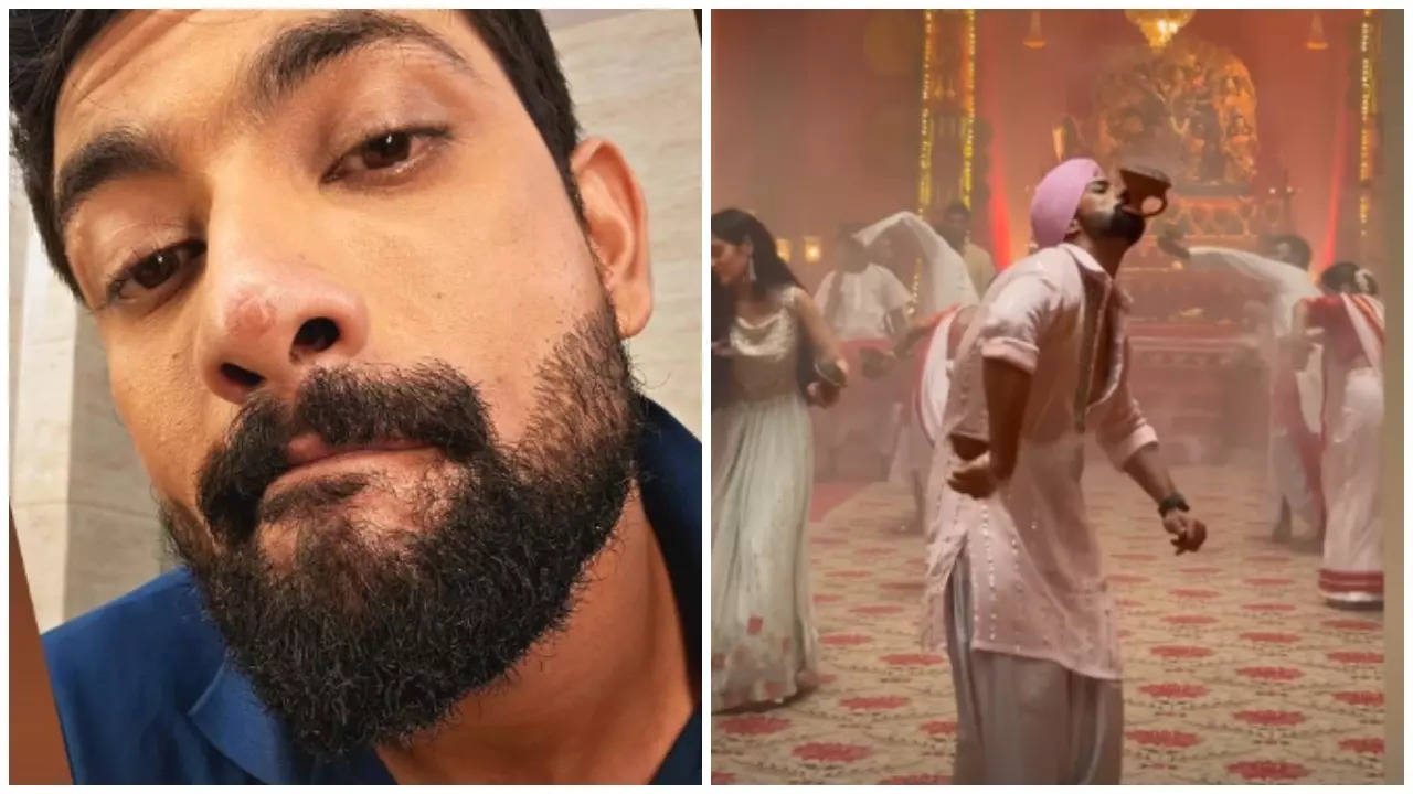 Fahmaan Khan Injured During Dhunuchi Sequence In Iss Ishq Ka Rabb Rakha - Watch