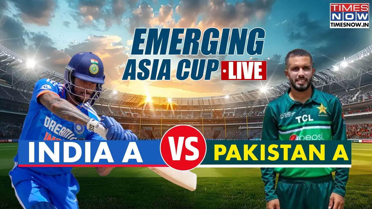 IND A vs PAK A, Emerging Asia Cup Live Score And Updates, India vs