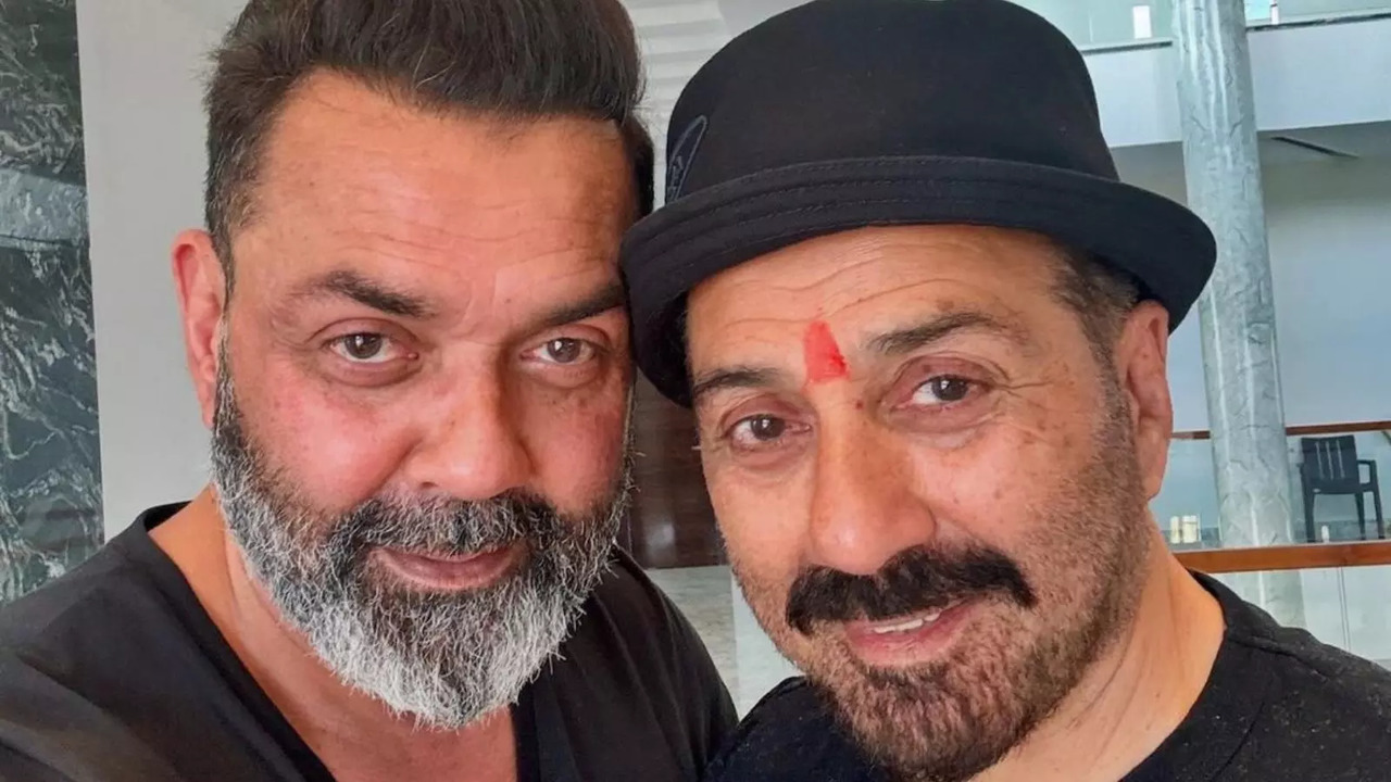 Deol Brothers Twin In Black In Bobby's Special Birthday Post For Sunny