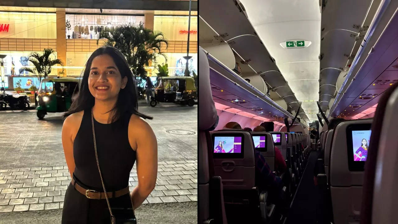 A glimpse at the Vistara flight experience, which is a far cry from IndiGo.| Tanvi Raut Dessai