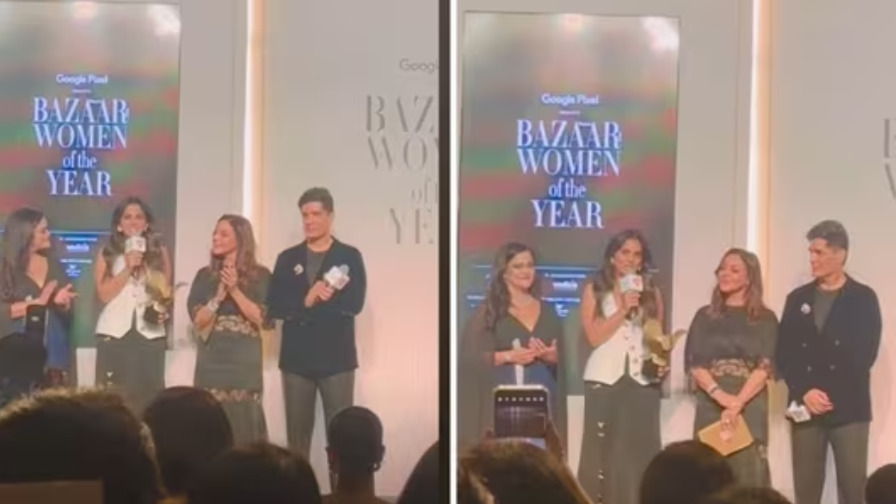 Isha Ambani won Icon of the Year award at the Harper's Bazaar Women of the Year Awards 2024