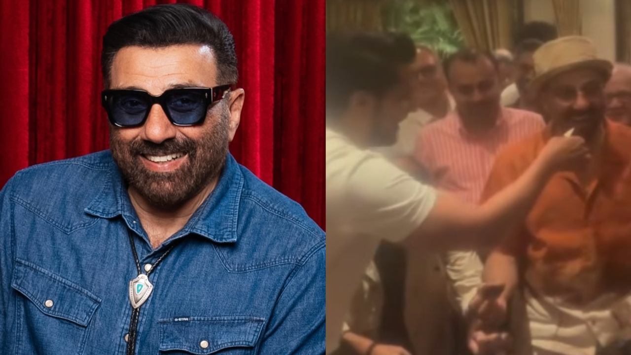 Sunny Deol Celebrates 67th Birthday On Sets Of Jaat: Randeep Hooda Feeds Gadar 2 Star Cake. Watch