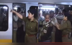 Delhi Metro Group of Men Slapped by Cop After Refusing to Leave Womens Coach - Video