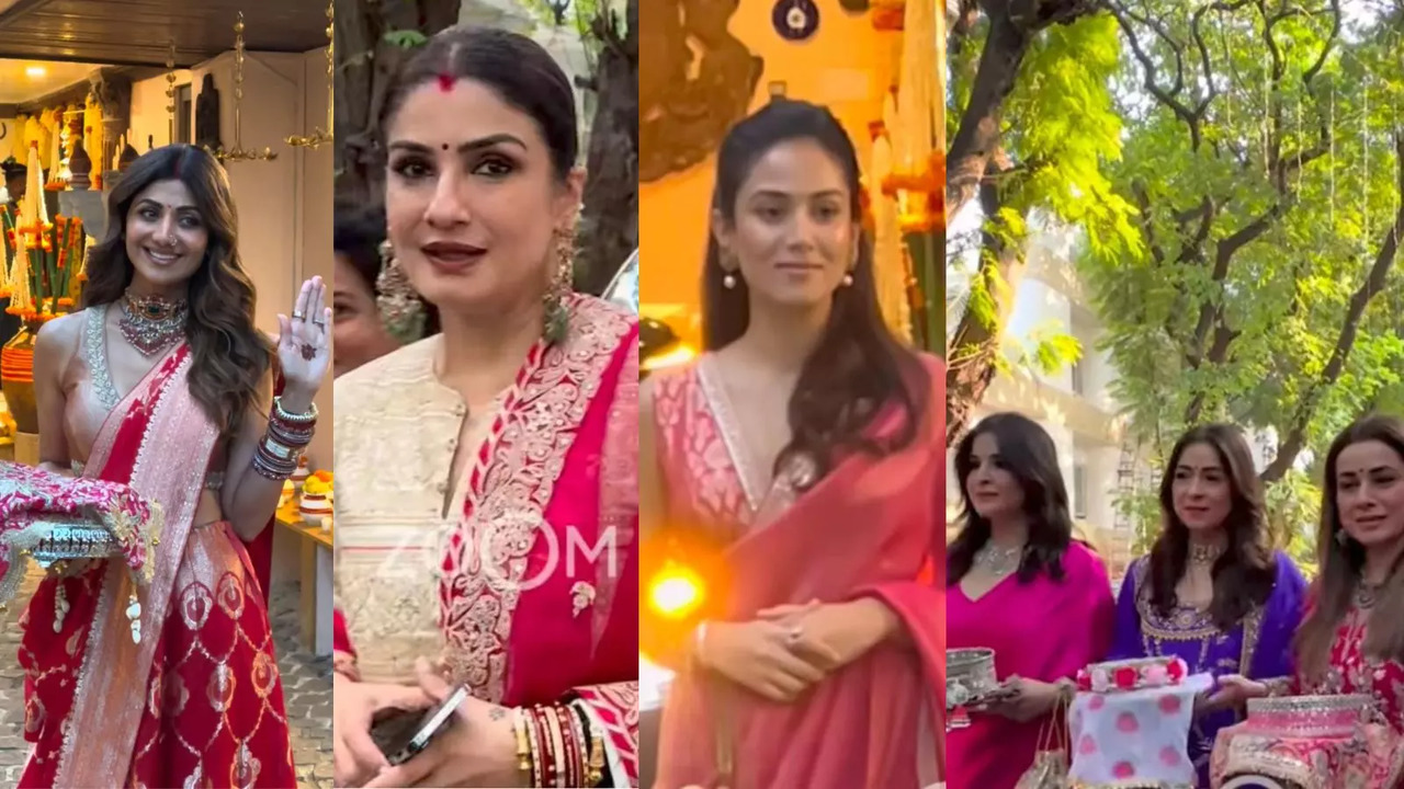 Karwa Chauth 2024 Shilpa Shetty, Raveena Tandon, Mira Rajput And More