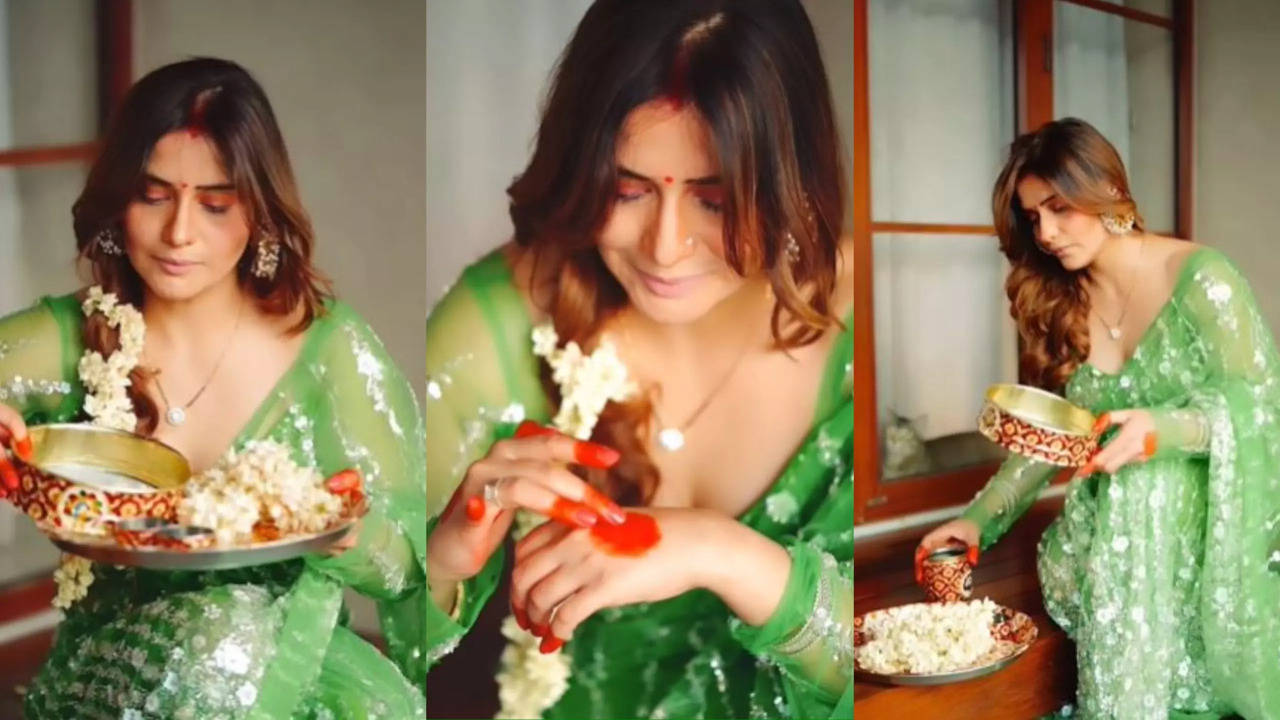 Newlywed Arti Singh Prepares For Her First Karwa Chauth With Hubby Dipak Chauhan - Watch