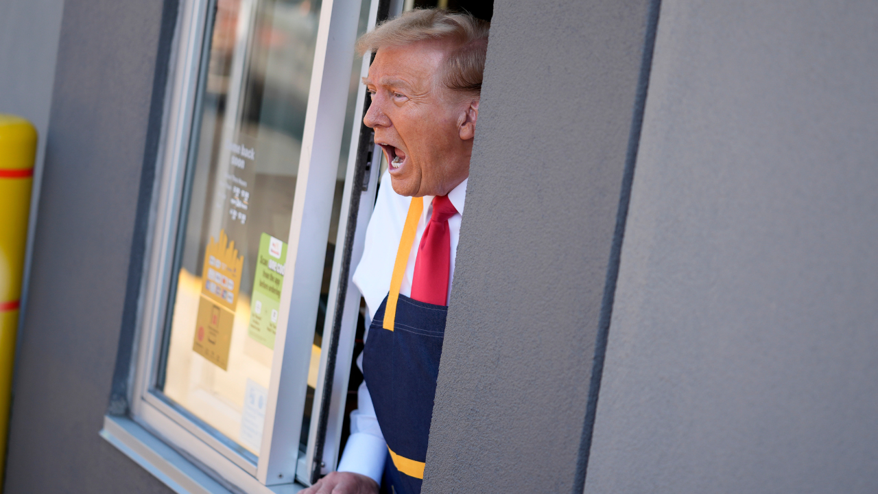 Donald Trump at McDonald's