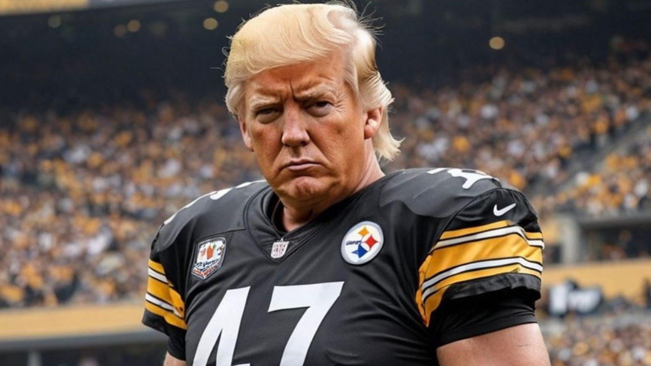 Trump Pittsburgh Steelers jersey